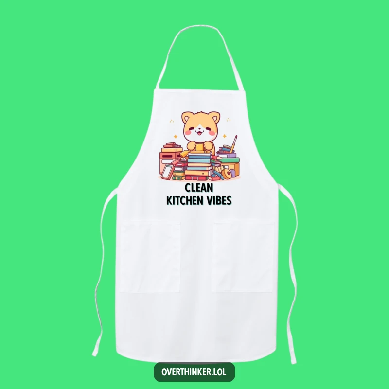 Funny Kitchen Apron: Neat Animal Organizes, Chef's Funny Gift