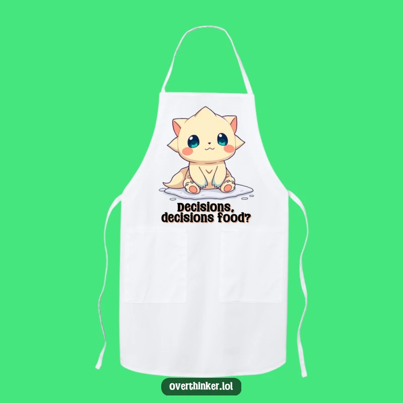 Funny Indecisive Creature Apron - Cook with Humorous Hesitation!