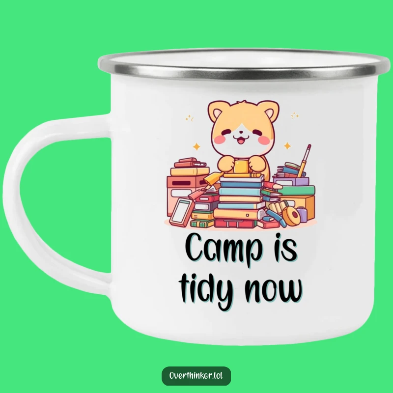 Funny Camping Mug: Neat Animal Organizes, Outdoor Funny Gift