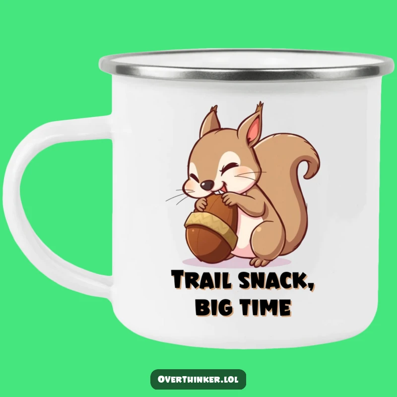 Funny Squirrel Campfire Mug: Hilarious Outdoor Adventure for Acorn Enthusiasts
