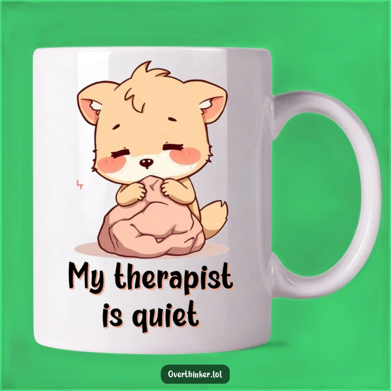 Funny Whispering Animal Rock Secrets Mug - Unique Humor Gift for Friends