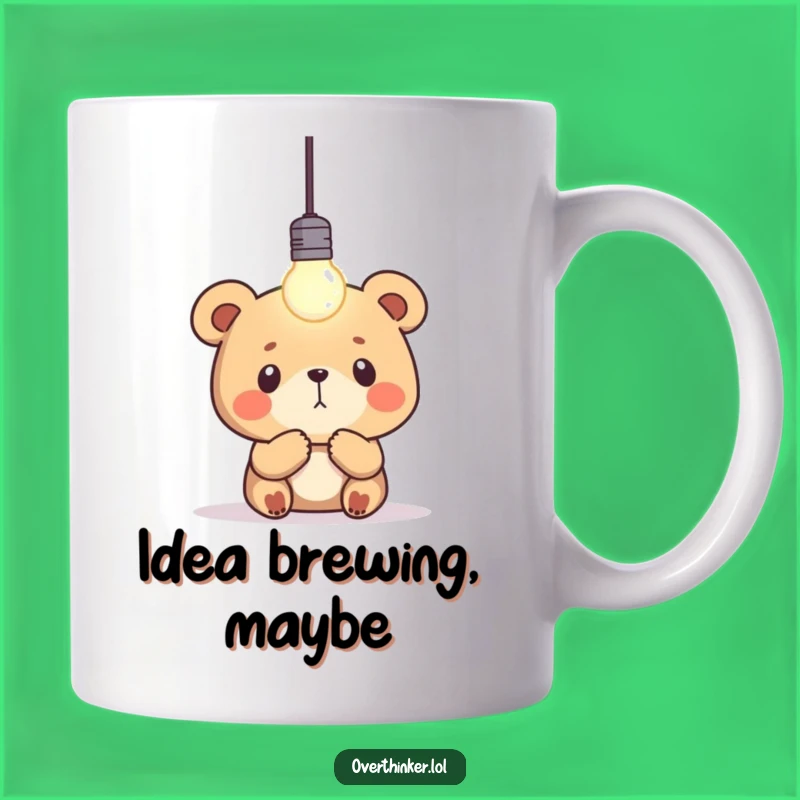 Funny Bear Lightbulb Mug: A Hilarious Gift for Moments of Epiphany