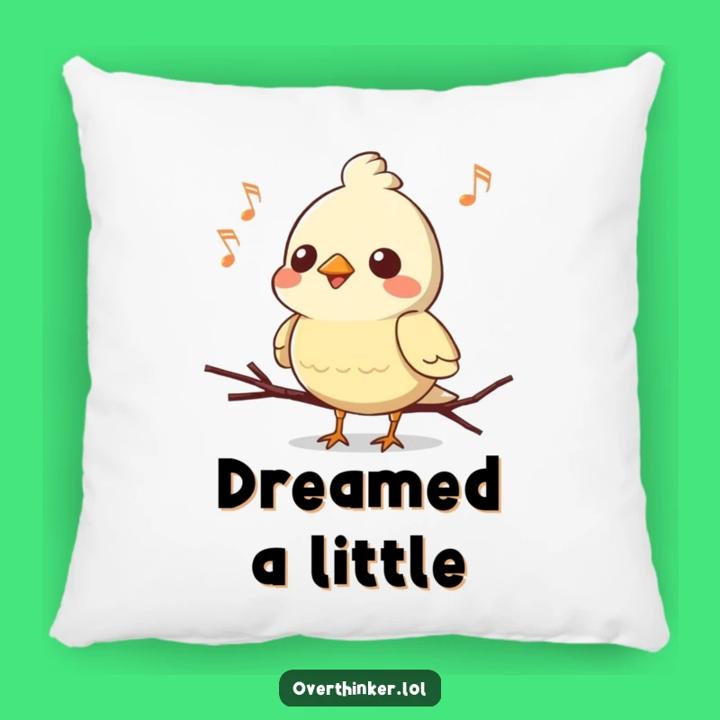 Funny Kawaii Bird Pillow: Encore Enigma, Perfect Comfy Gift