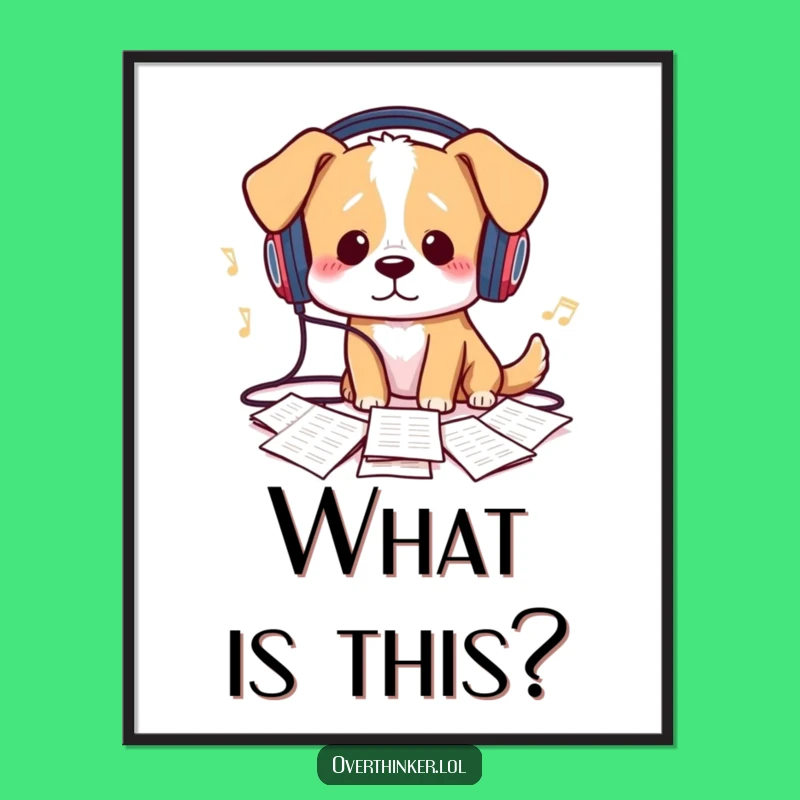 Funny Musical Mayhem Digital Art Print: Decorate with Creative Humor, Exquisite Funny Gift