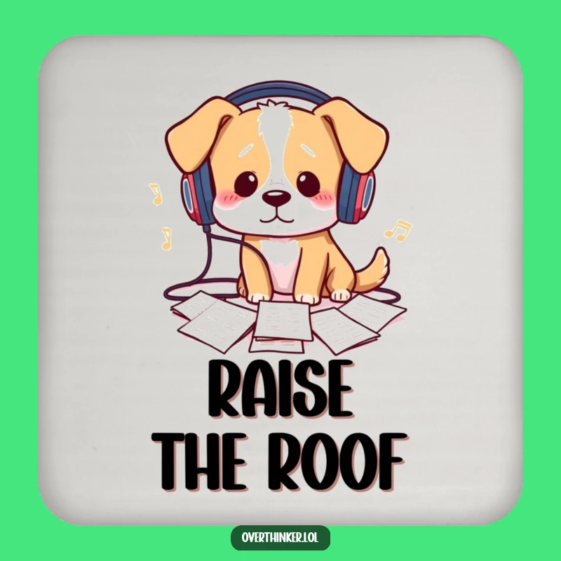 Funny Maestro's Mishaps Drink Coasters: Protect Surfaces with Musical Humor, Great Funny Gift