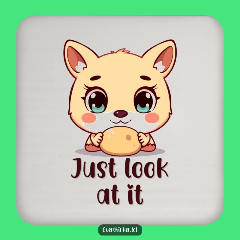 Funny Coasters: Wide-Eyed Animal Stares, Protect Surface Funny Gift Set