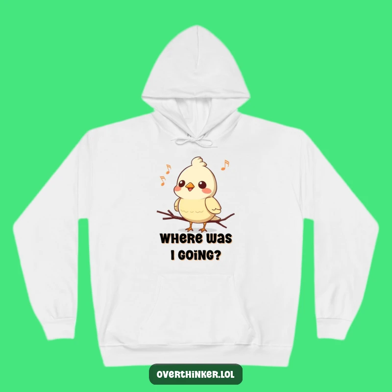 Funny Kawaii Bird Hoodie: Cozy Serenade Oops, Perfect Relaxing Gift