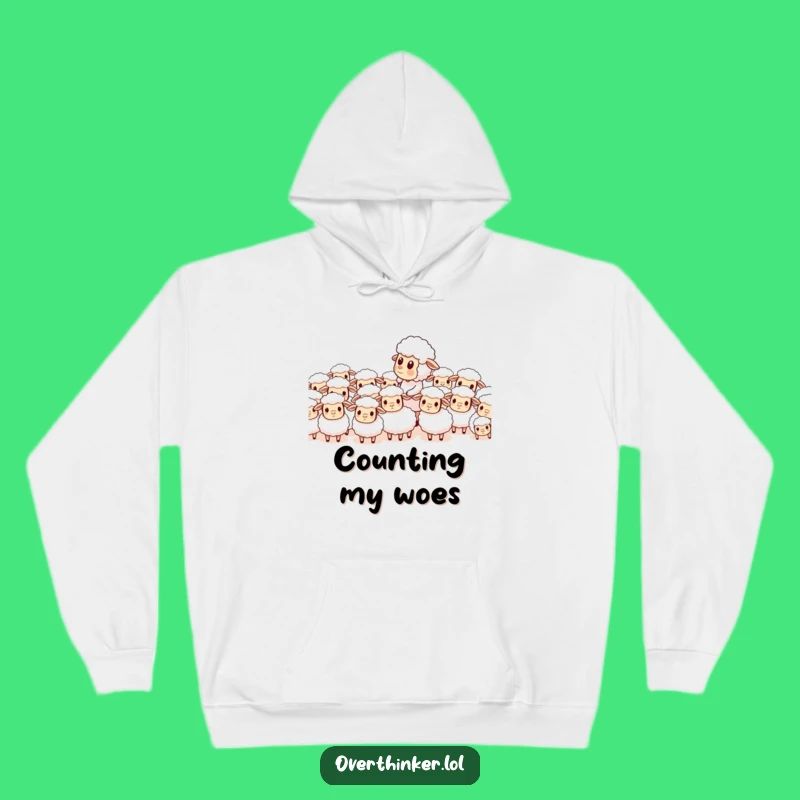 Funny Sheep Herd Hoodie: Character Counts Confused Flock