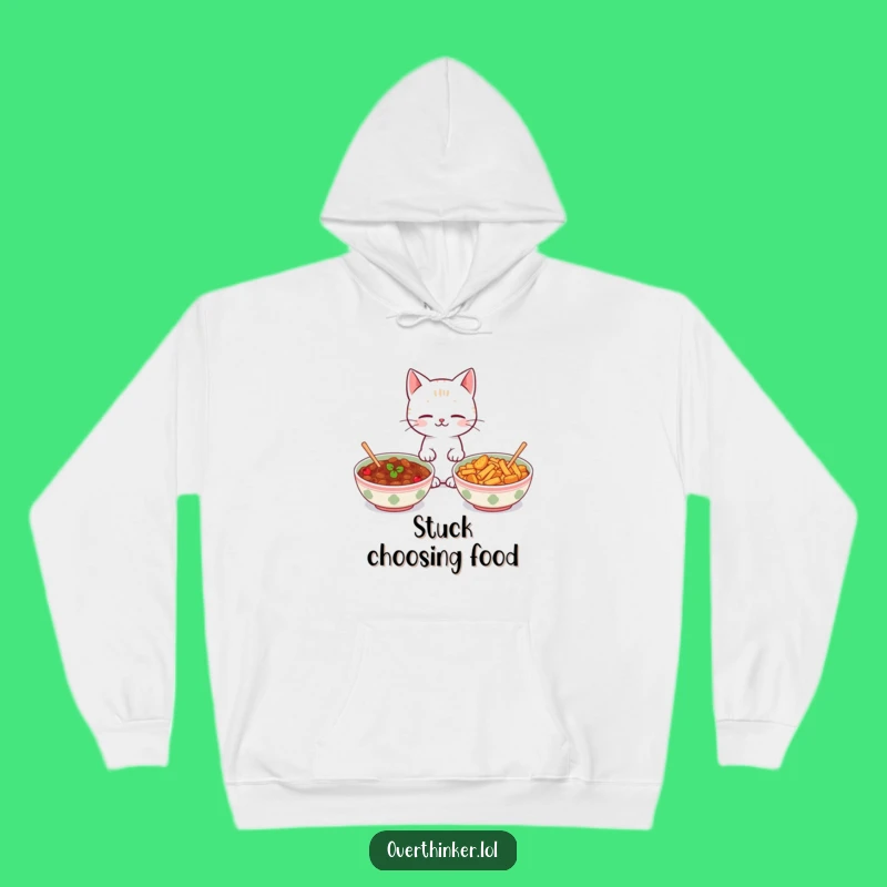 Cozy Funny Kawaii Cat Food Hoodie - Your Essential Funny Gift