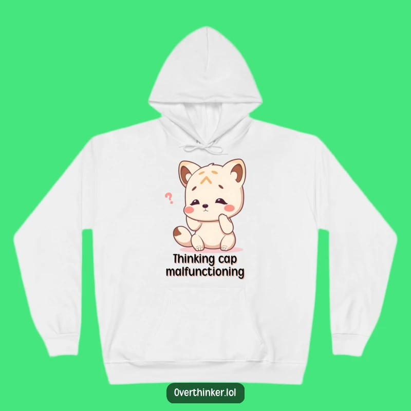 Funny Hoodie: Animal's Memory Quest, Cozy 'Thinking' Wear, Perfect Funny Gift!