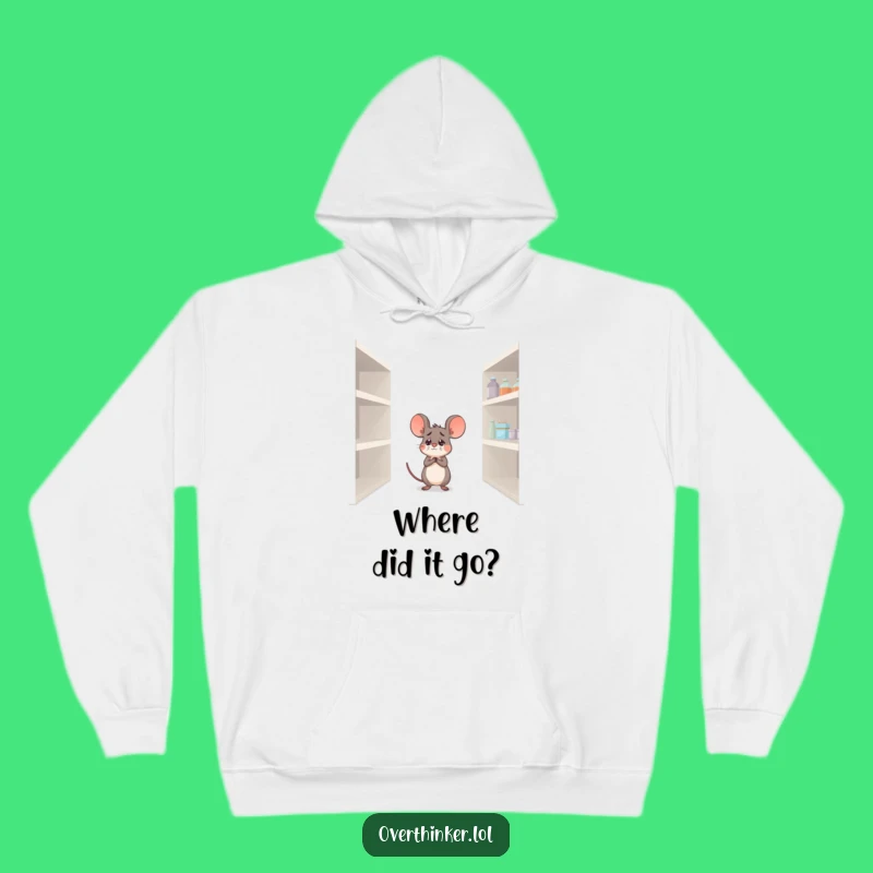 Funny Mouse Pantry Hoodie: Cozy Comfort for Empty Shelf Woes