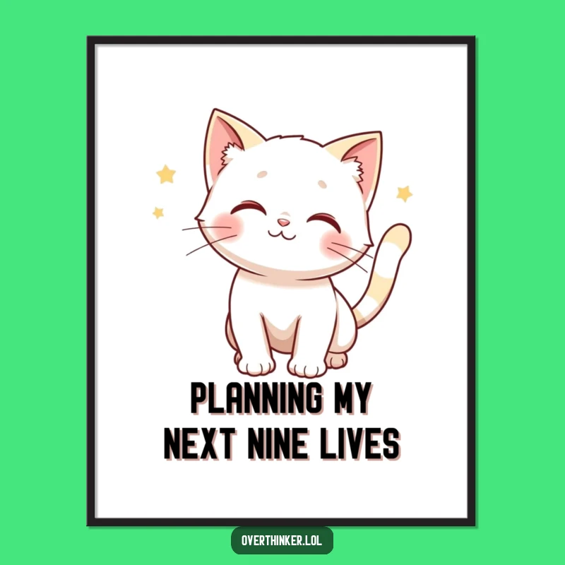 Anticipating Cat Free Printable Wall Art: Humorous Downloadable Art for Cat Lovers