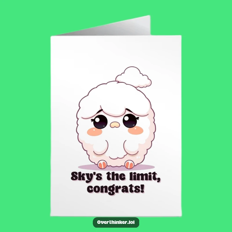 Free Printable Congrats Card: Looking for Signs, Easy Print at Home Downloadable Gift