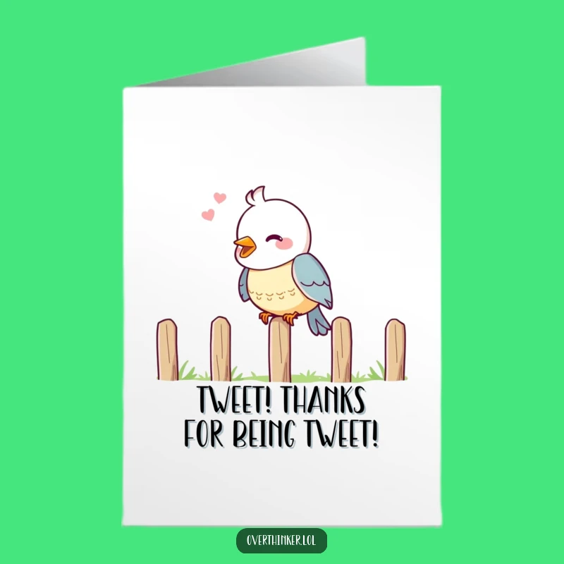 Free Printable Bird Thank You Card: Funny Downloadable Gift for Grateful Meditations!