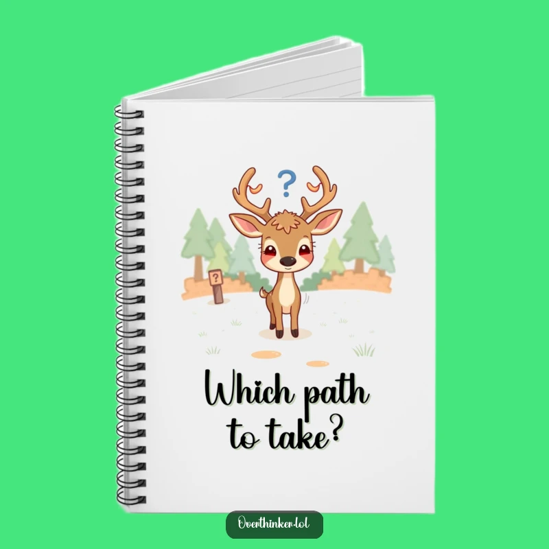 Funny Deer Notebook: Overthinking Your Notes with This Hilarious Journal