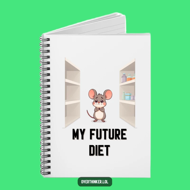 Funny Mouse Pantry Notebook: Jot Down Your Snack Dreams
