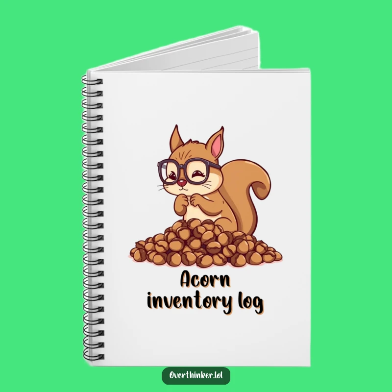 Funny Overthinking Squirrel Notebook: Jot Down Your Calculations, Perfect Funny Gift