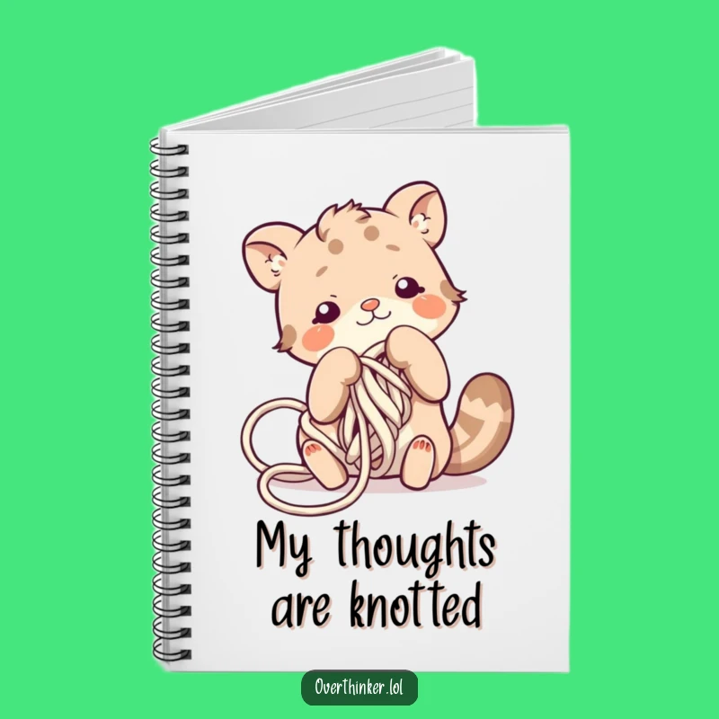 Funny Yarn Ideas Notebook: Animal Character's Tangled Thoughts, Perfect for Funny Journaling!