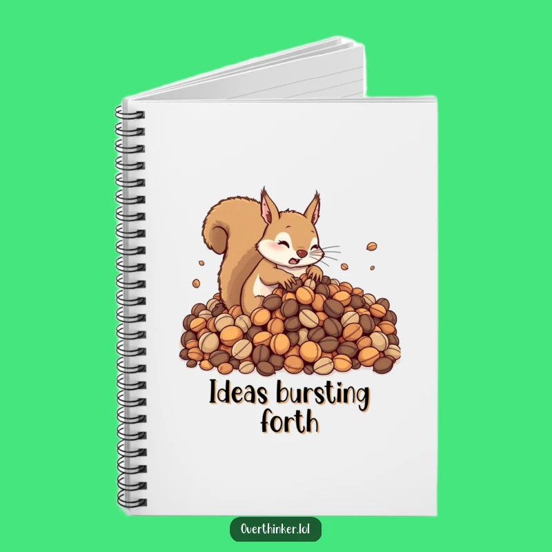 Funny Squirrel Notebook: Cute Rodent's Organized Chaos, Perfect Journal Gift