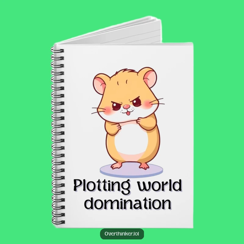 Funny Hamster Notebook: Character's Focused Wheel Journal