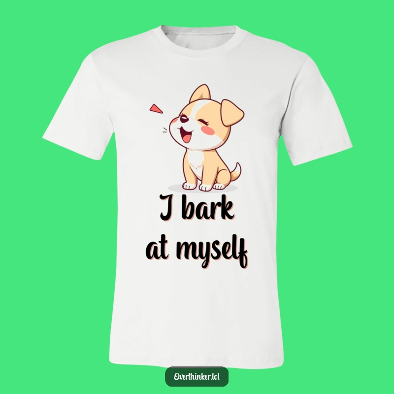 Funny Kawaii Dog T-Shirt: Shadow Buster Style, Perfect Quirky Gift