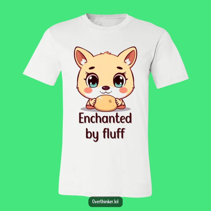Funny T-Shirt: Wide-Eyed Animal Staring Down a Simple Object