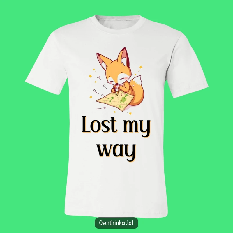 Funny Fox T-Shirt, Hilarious Design for Explorers and Wanderers