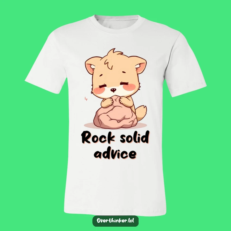 Funny Animal Whispers Secrets to Rock Tee - Hilarious & Quirky Gift