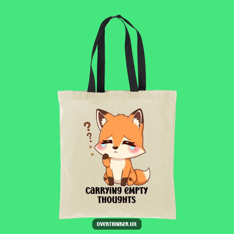 Funny Fox Name Recall Tote Bag: Sweaty Vixen's Haul, Practical Gift