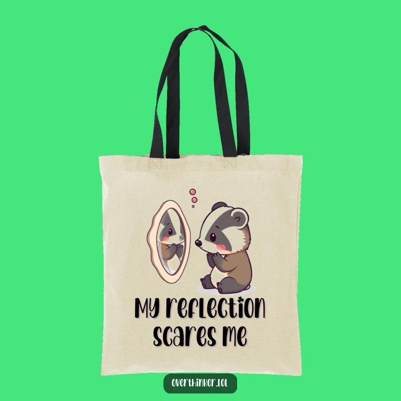 Funny Badger Tote Bag: Carry Your Thoughts with This Hilarious Accessory